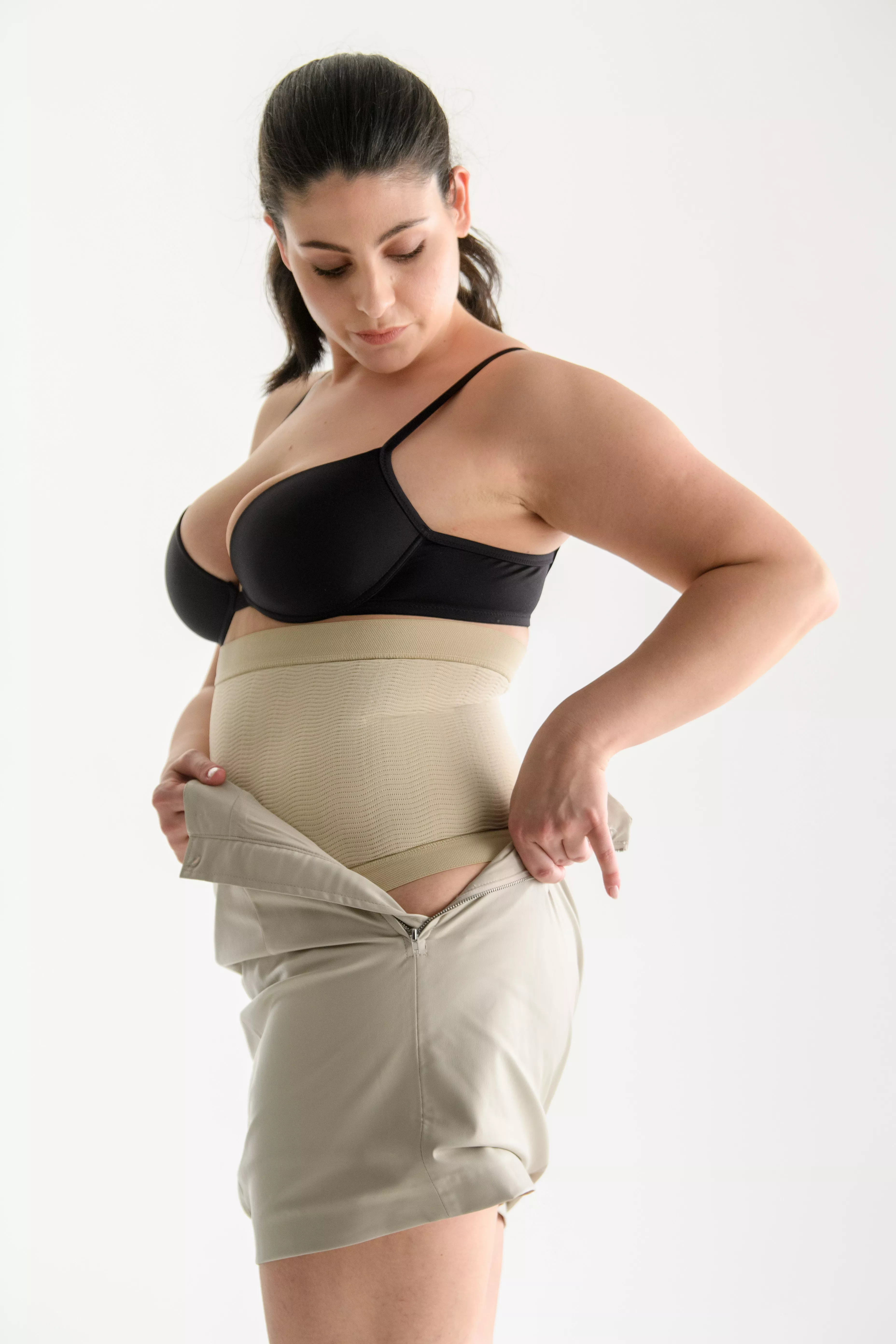 SILVER WAVE ABDOMINAL BAND